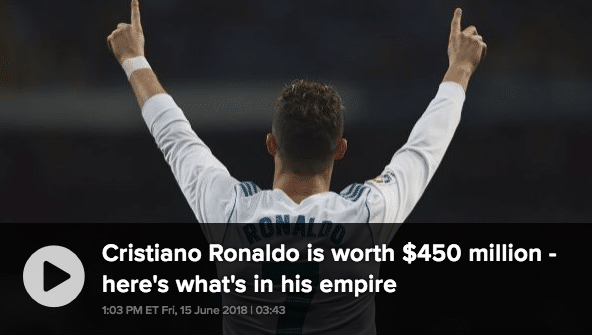 The business of being Cristiano Ronaldo